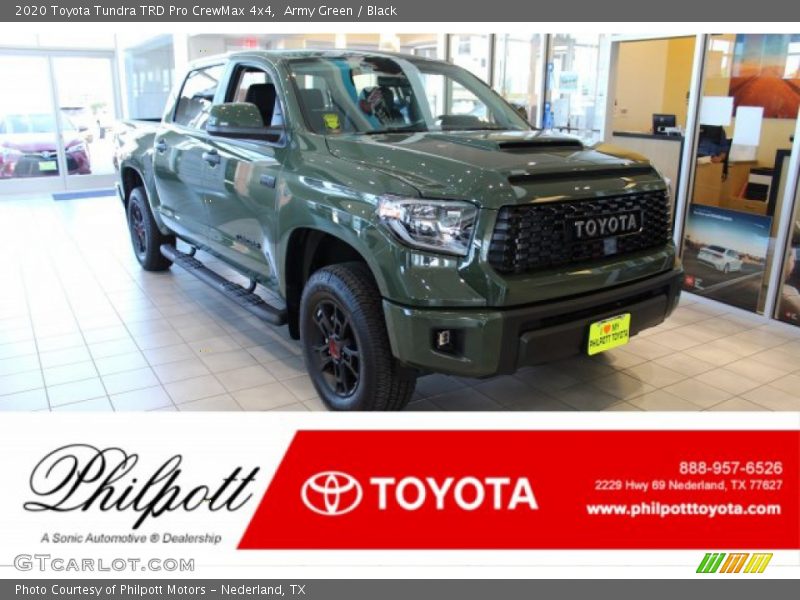 Army Green / Black 2020 Toyota Tundra TRD Pro CrewMax 4x4