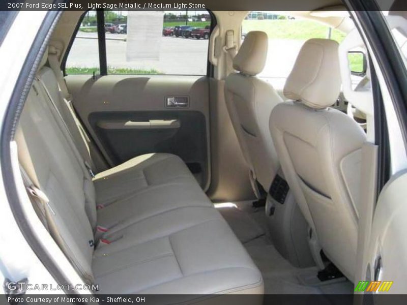 Light Sage Metallic / Medium Light Stone 2007 Ford Edge SEL Plus