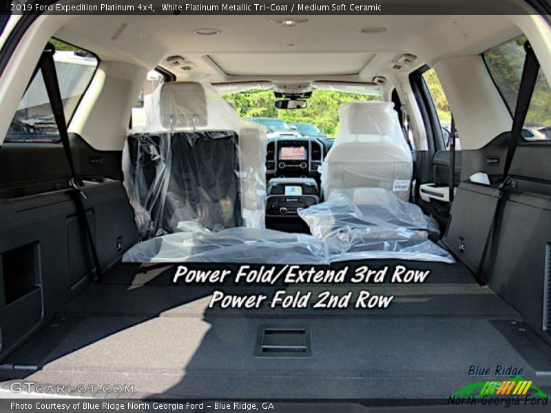 White Platinum Metallic Tri-Coat / Medium Soft Ceramic 2019 Ford Expedition Platinum 4x4