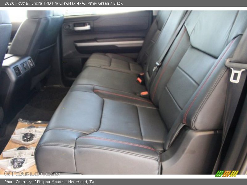 Rear Seat of 2020 Tundra TRD Pro CrewMax 4x4
