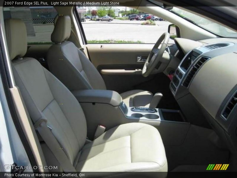 Light Sage Metallic / Medium Light Stone 2007 Ford Edge SEL Plus