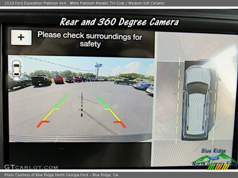 White Platinum Metallic Tri-Coat / Medium Soft Ceramic 2019 Ford Expedition Platinum 4x4