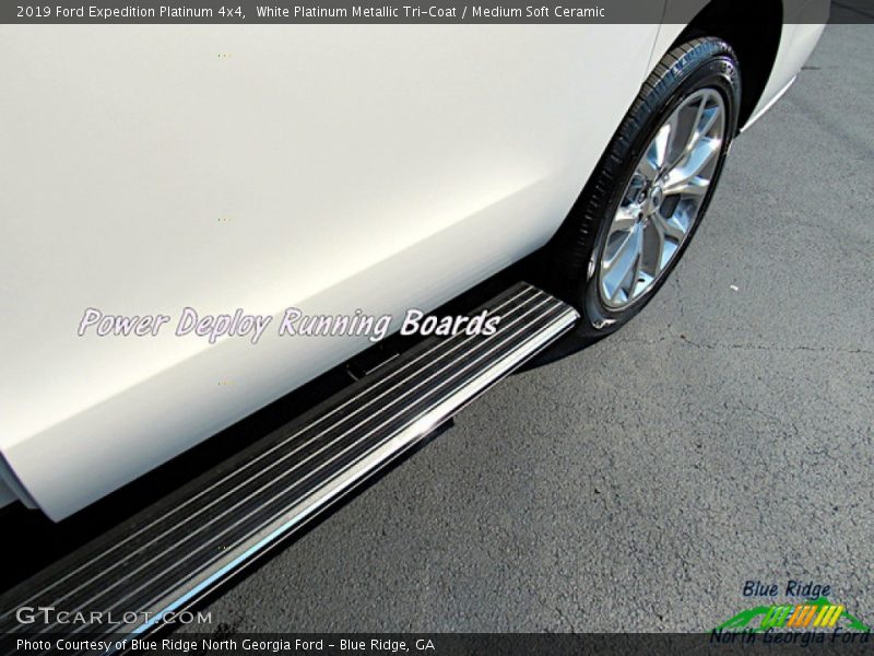 White Platinum Metallic Tri-Coat / Medium Soft Ceramic 2019 Ford Expedition Platinum 4x4