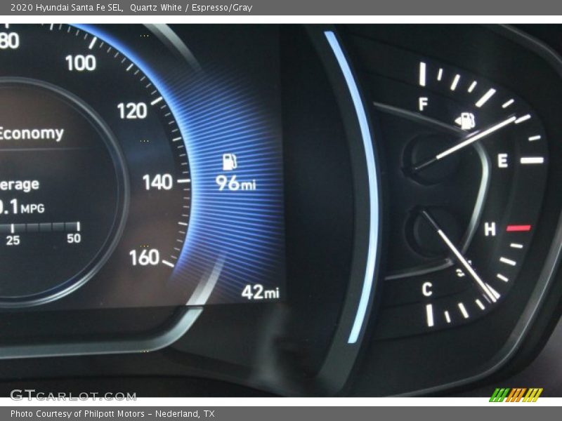 Quartz White / Espresso/Gray 2020 Hyundai Santa Fe SEL