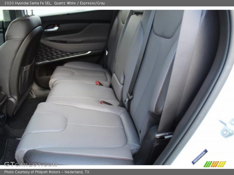 Quartz White / Espresso/Gray 2020 Hyundai Santa Fe SEL