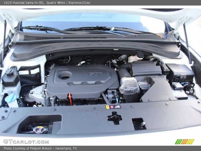 Quartz White / Espresso/Gray 2020 Hyundai Santa Fe SEL