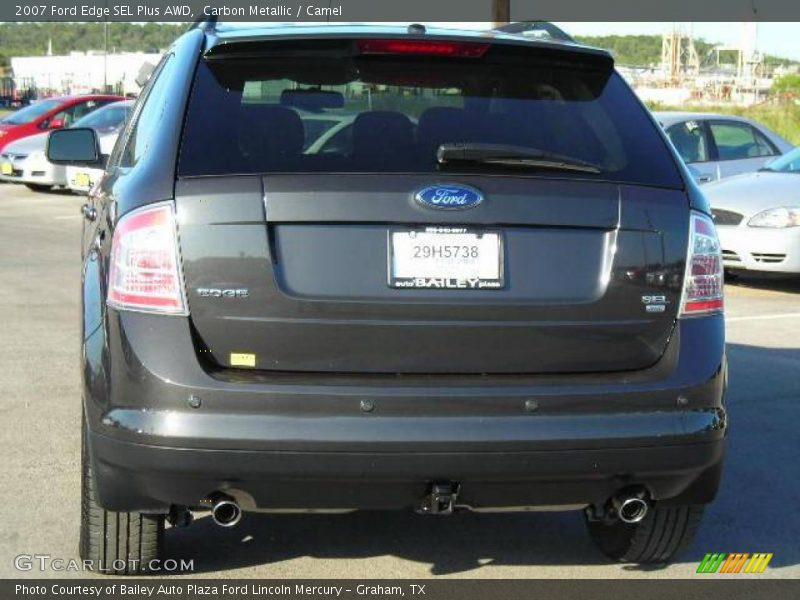 Carbon Metallic / Camel 2007 Ford Edge SEL Plus AWD