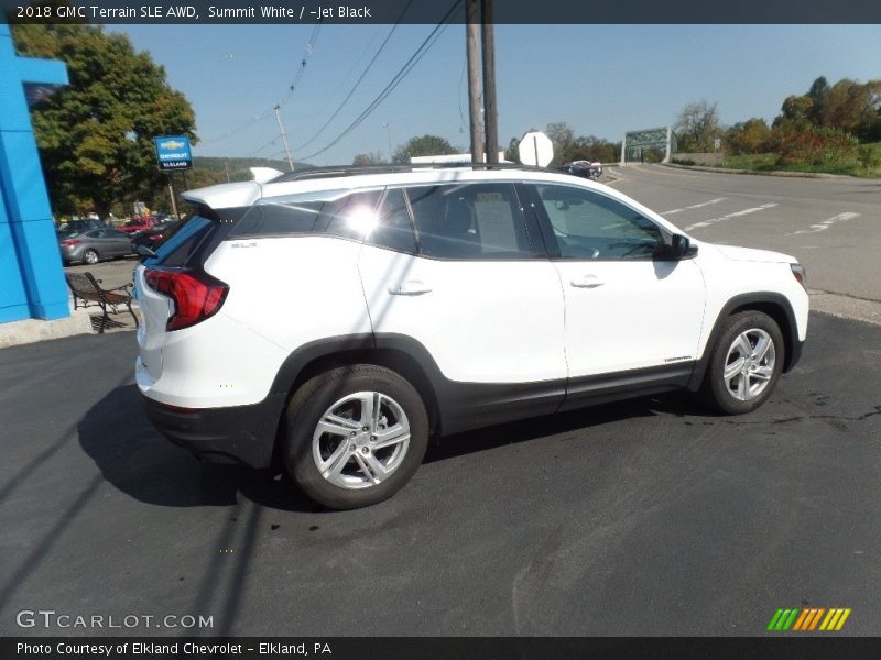 Summit White / ­Jet Black 2018 GMC Terrain SLE AWD