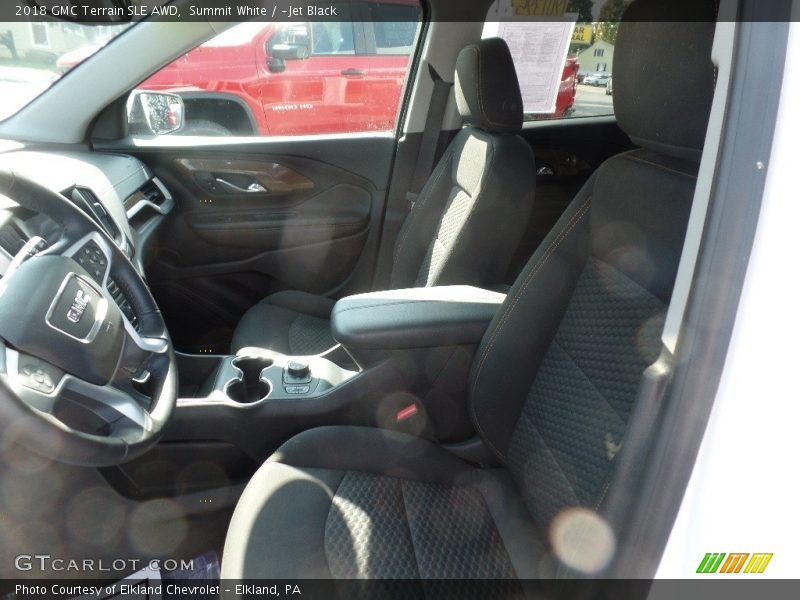 Summit White / ­Jet Black 2018 GMC Terrain SLE AWD
