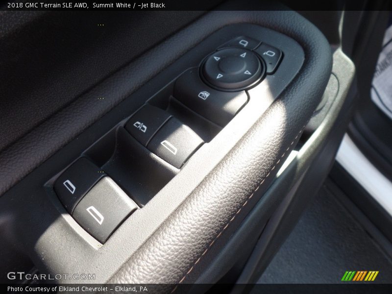 Summit White / ­Jet Black 2018 GMC Terrain SLE AWD