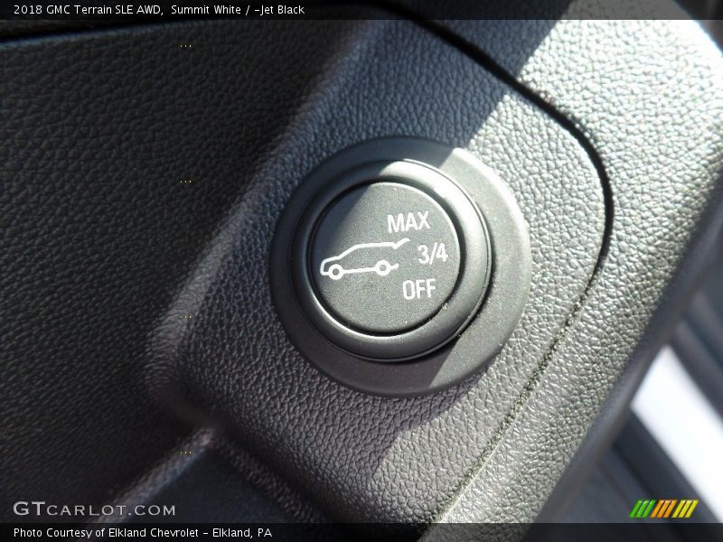 Summit White / ­Jet Black 2018 GMC Terrain SLE AWD