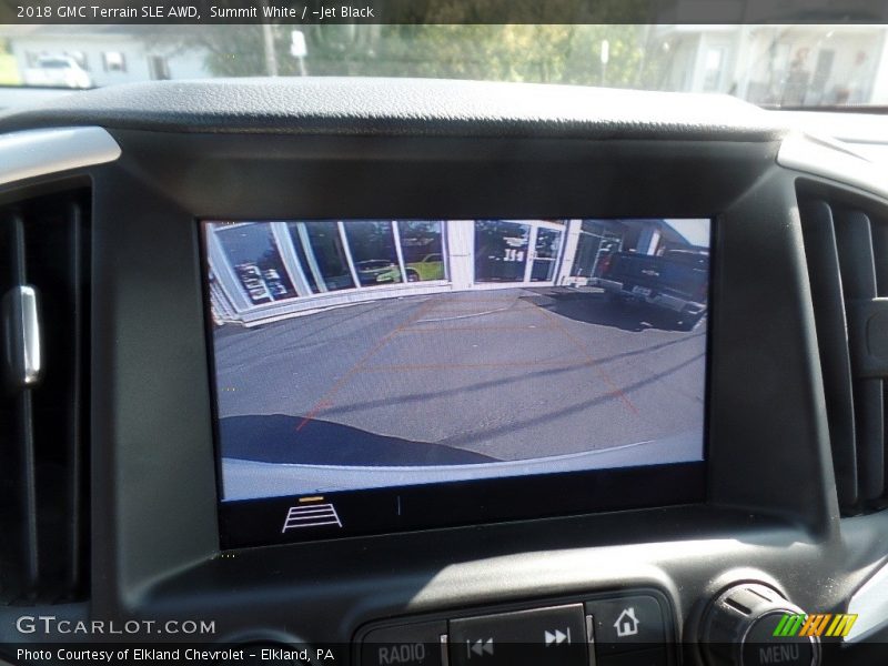 Summit White / ­Jet Black 2018 GMC Terrain SLE AWD