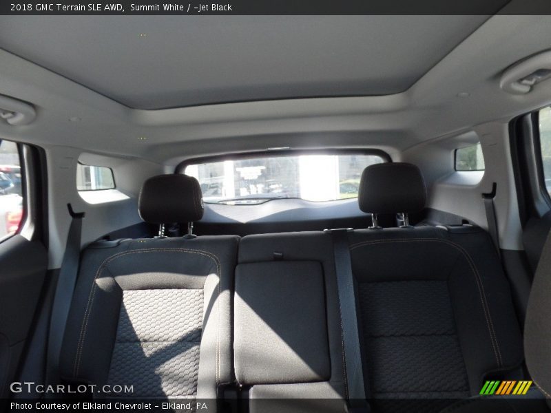 Summit White / ­Jet Black 2018 GMC Terrain SLE AWD