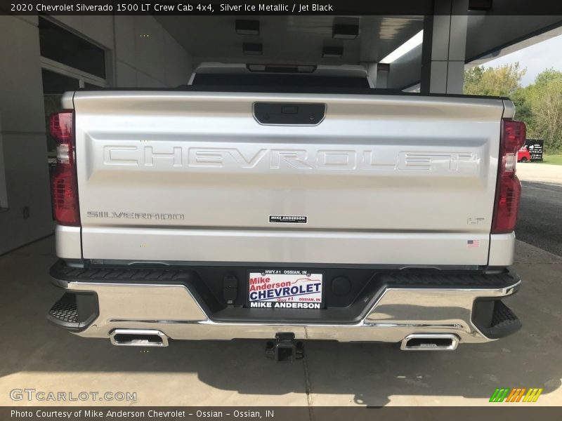 Silver Ice Metallic / Jet Black 2020 Chevrolet Silverado 1500 LT Crew Cab 4x4
