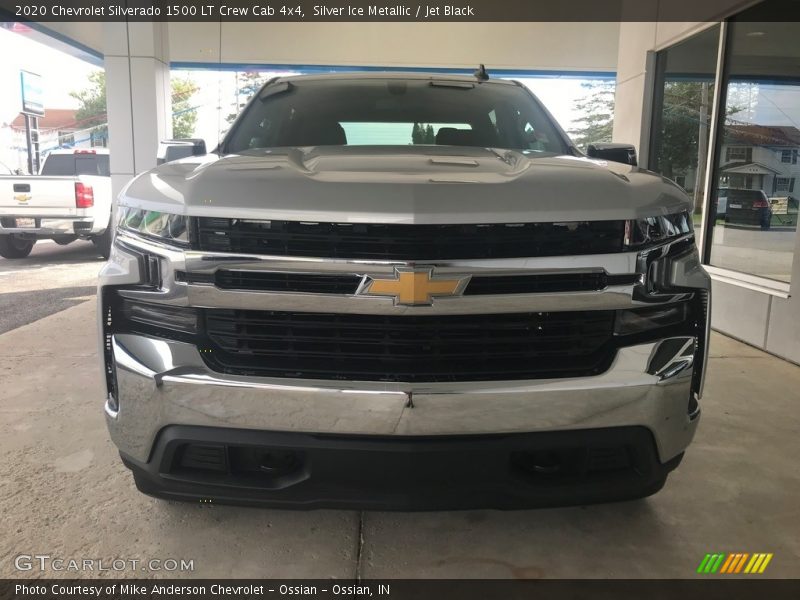 Silver Ice Metallic / Jet Black 2020 Chevrolet Silverado 1500 LT Crew Cab 4x4