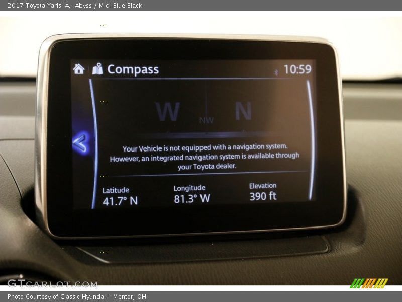 Abyss / Mid-Blue Black 2017 Toyota Yaris iA