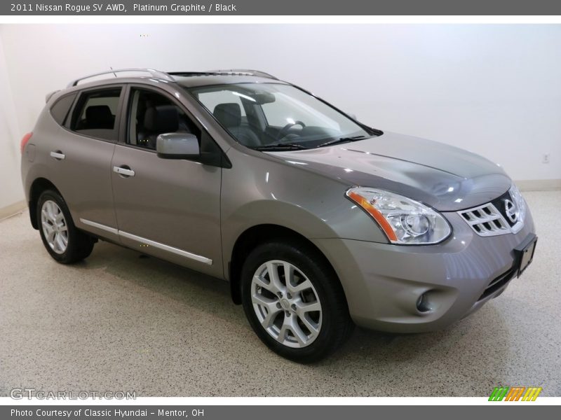 Platinum Graphite / Black 2011 Nissan Rogue SV AWD