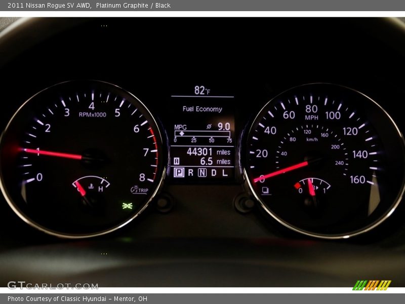 Platinum Graphite / Black 2011 Nissan Rogue SV AWD