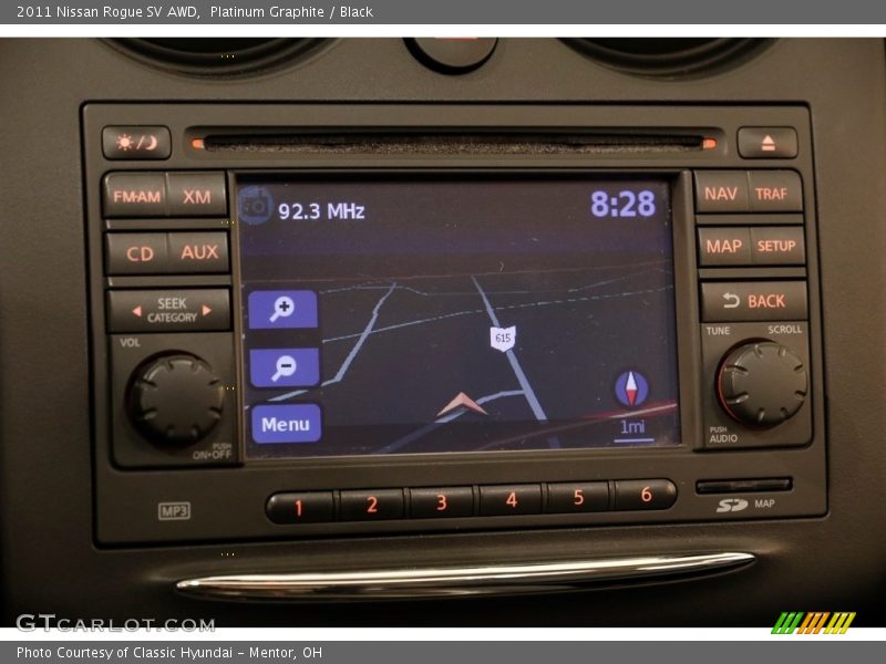 Platinum Graphite / Black 2011 Nissan Rogue SV AWD