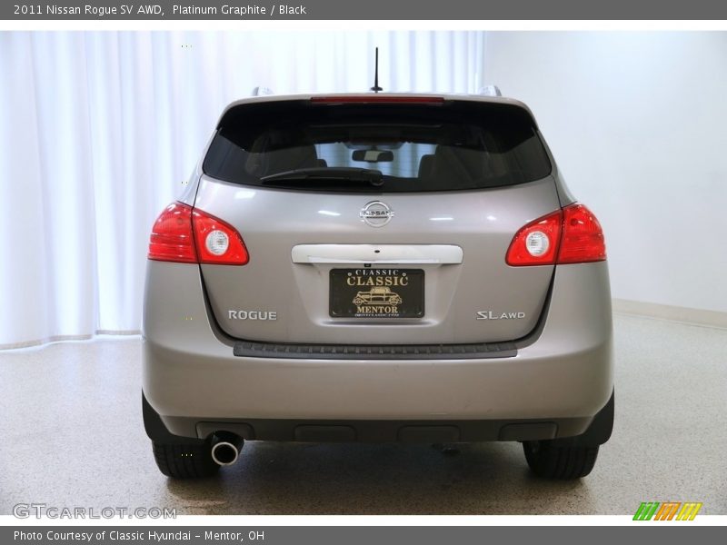 Platinum Graphite / Black 2011 Nissan Rogue SV AWD