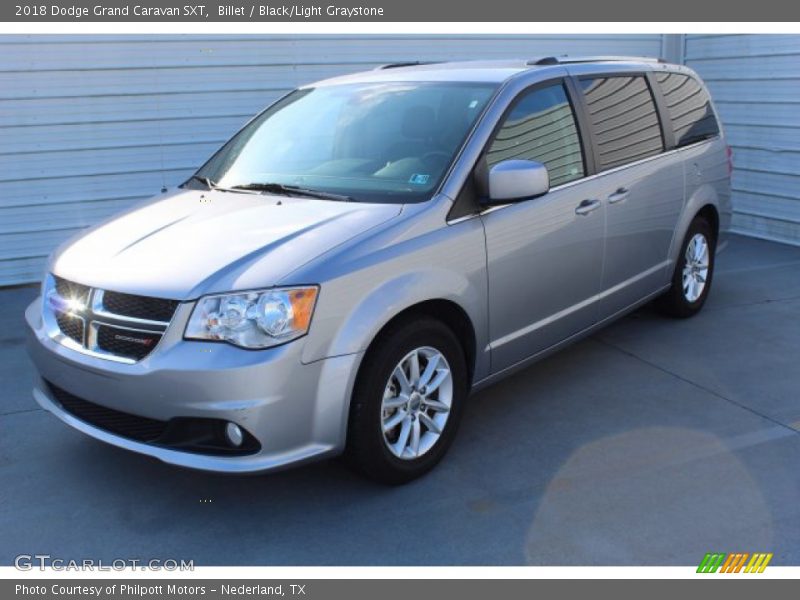 Billet / Black/Light Graystone 2018 Dodge Grand Caravan SXT