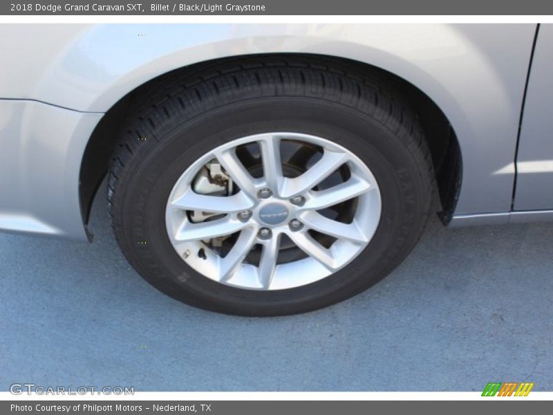 Billet / Black/Light Graystone 2018 Dodge Grand Caravan SXT