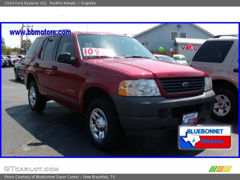 Redfire Metallic / Graphite 2004 Ford Explorer XLS