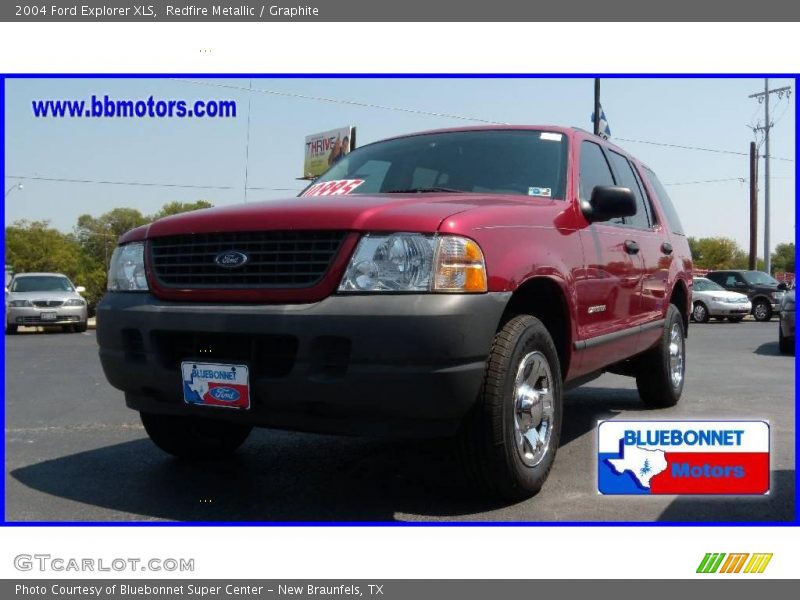 Redfire Metallic / Graphite 2004 Ford Explorer XLS