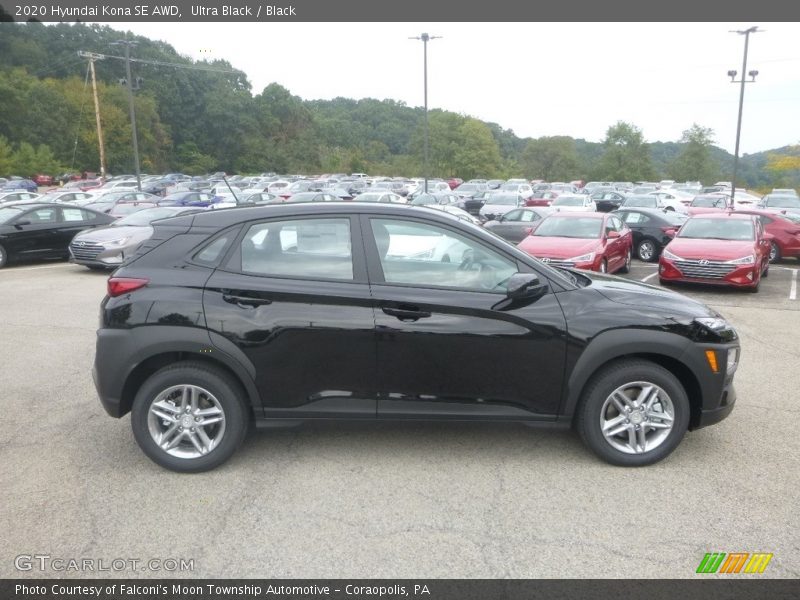 Ultra Black / Black 2020 Hyundai Kona SE AWD