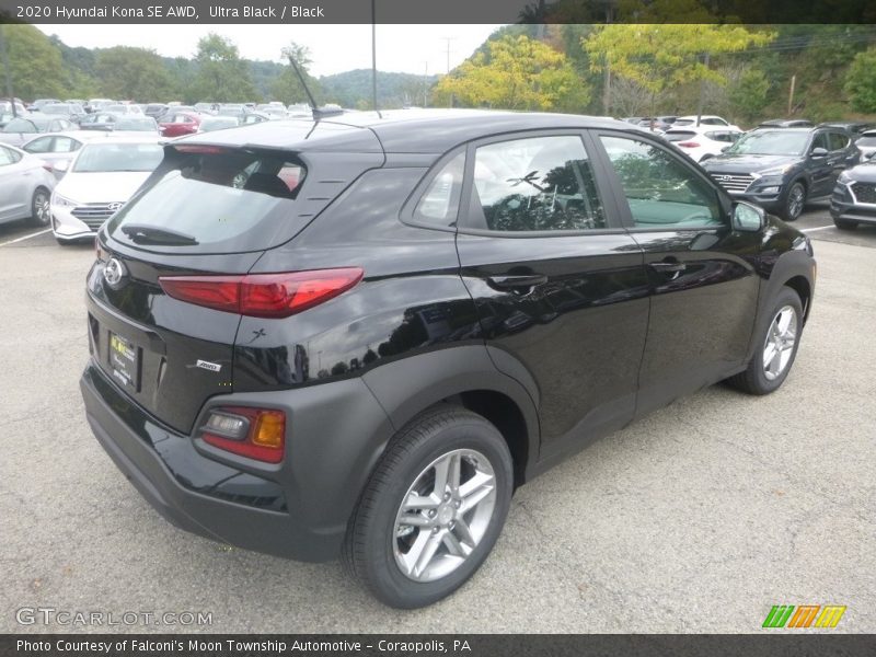Ultra Black / Black 2020 Hyundai Kona SE AWD