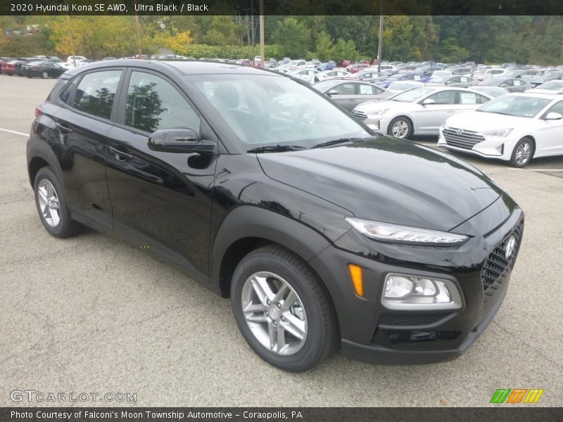 Ultra Black / Black 2020 Hyundai Kona SE AWD