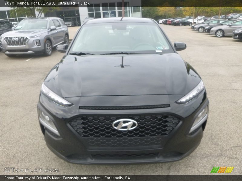 Ultra Black / Black 2020 Hyundai Kona SE AWD