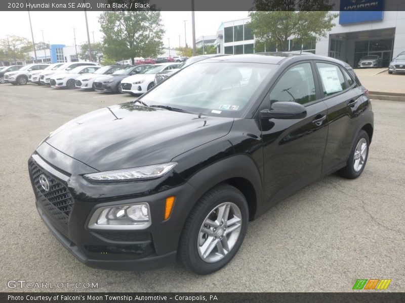 Ultra Black / Black 2020 Hyundai Kona SE AWD