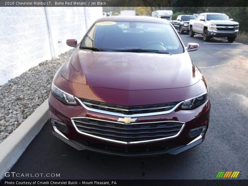 Butte Red Metallic / Jet Black 2016 Chevrolet Malibu LT