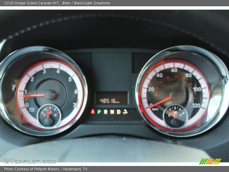 Billet / Black/Light Graystone 2018 Dodge Grand Caravan SXT