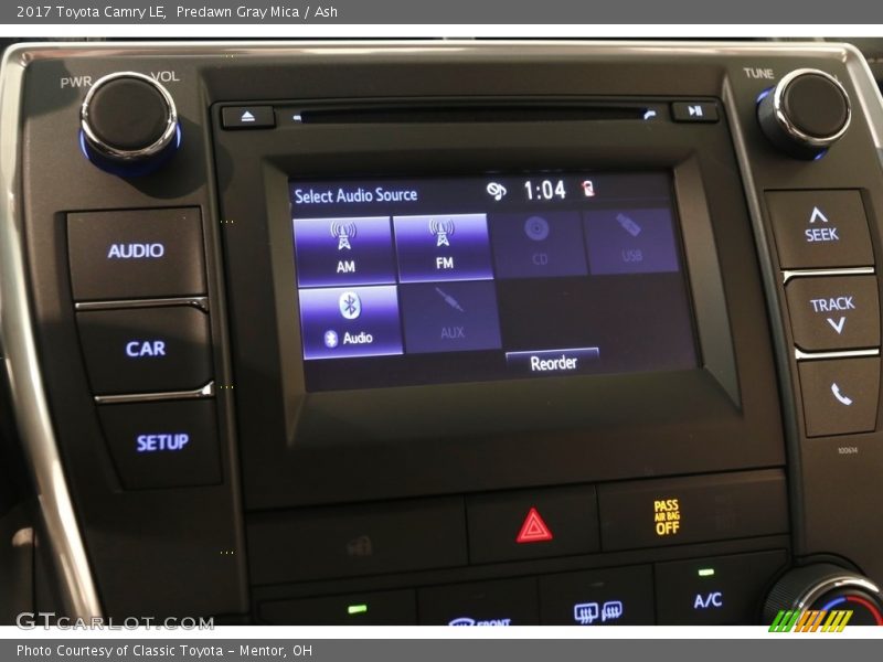 Predawn Gray Mica / Ash 2017 Toyota Camry LE