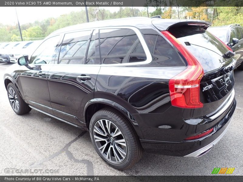 Onyx Black Metallic / Blond 2020 Volvo XC90 T5 AWD Momentum