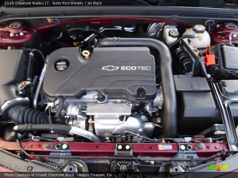 Butte Red Metallic / Jet Black 2016 Chevrolet Malibu LT