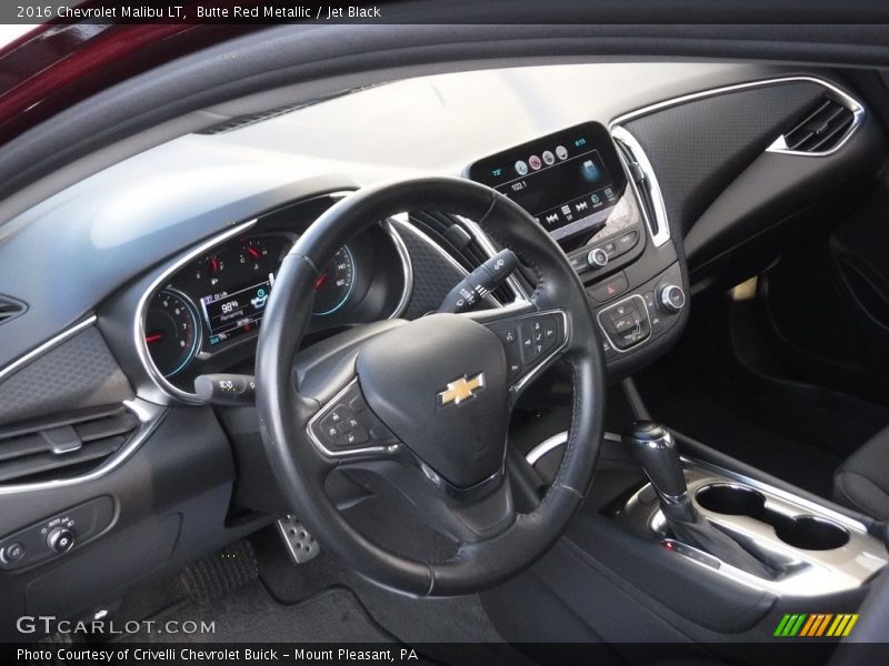 Butte Red Metallic / Jet Black 2016 Chevrolet Malibu LT