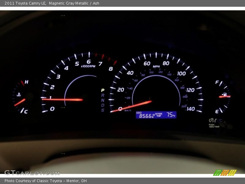 Magnetic Gray Metallic / Ash 2011 Toyota Camry LE