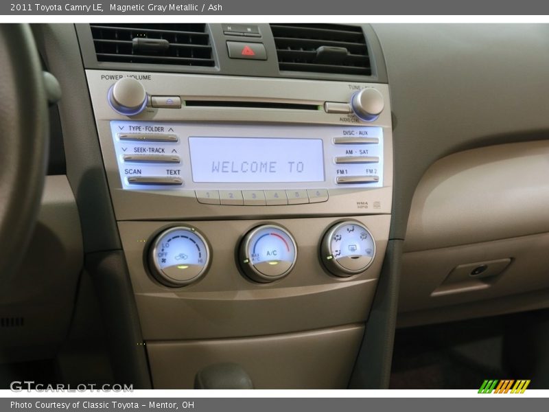 Magnetic Gray Metallic / Ash 2011 Toyota Camry LE