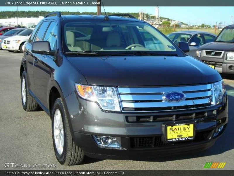 Carbon Metallic / Camel 2007 Ford Edge SEL Plus AWD