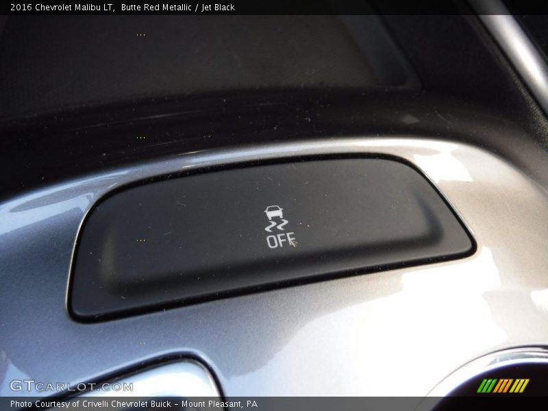 Butte Red Metallic / Jet Black 2016 Chevrolet Malibu LT