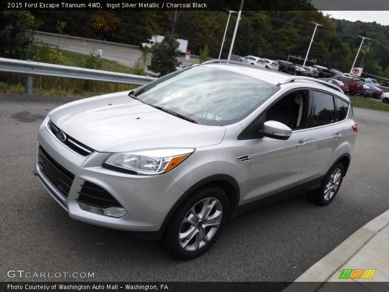 Ingot Silver Metallic / Charcoal Black 2015 Ford Escape Titanium 4WD