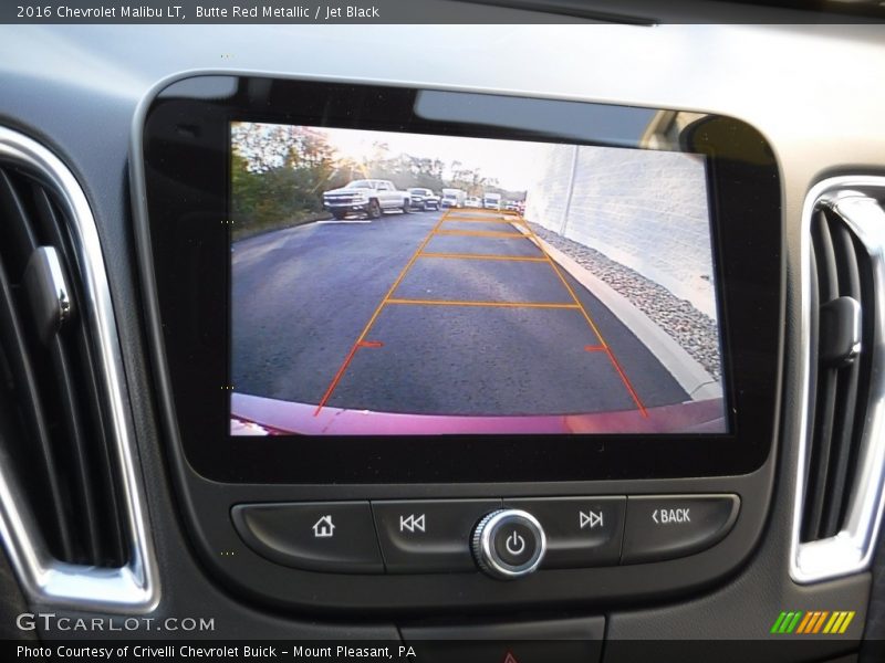 Butte Red Metallic / Jet Black 2016 Chevrolet Malibu LT