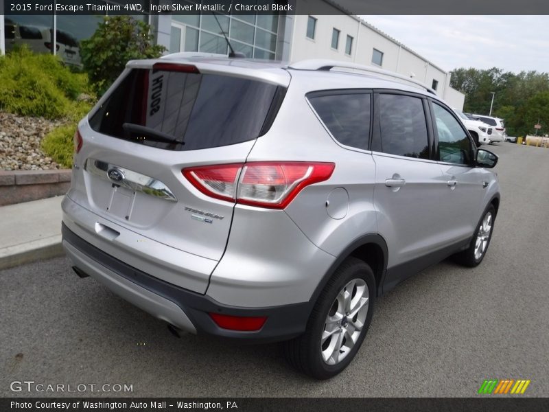 Ingot Silver Metallic / Charcoal Black 2015 Ford Escape Titanium 4WD