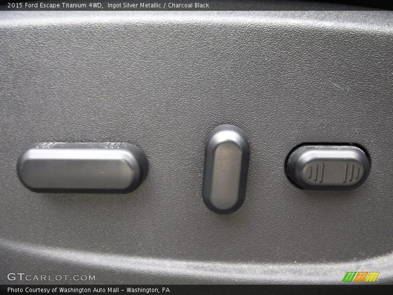 Ingot Silver Metallic / Charcoal Black 2015 Ford Escape Titanium 4WD