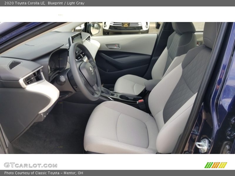 Blueprint / Light Gray 2020 Toyota Corolla LE