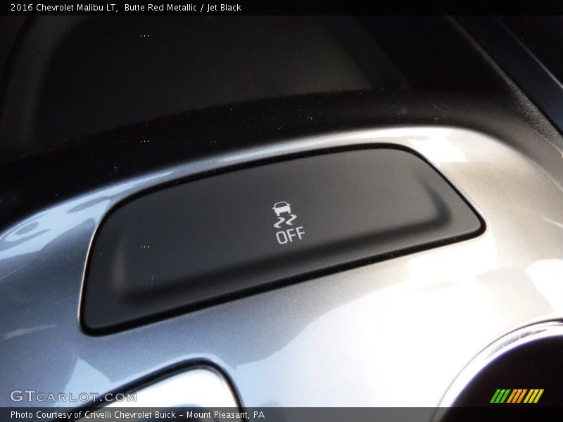 Butte Red Metallic / Jet Black 2016 Chevrolet Malibu LT