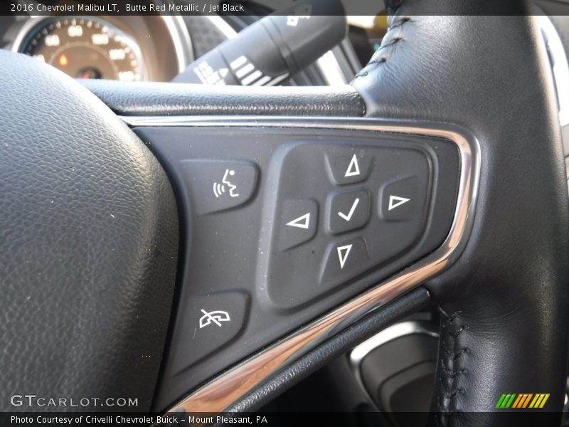 Butte Red Metallic / Jet Black 2016 Chevrolet Malibu LT